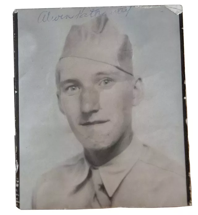 Pvt. Alwin Hathaway - COURTESY