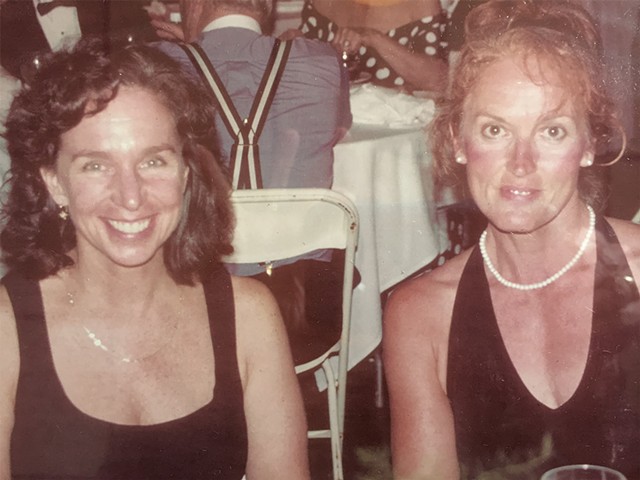 Lisa Steele (left) and Melinda Moulton circa 1985 - COURTESY OF MELINDA MOULTON