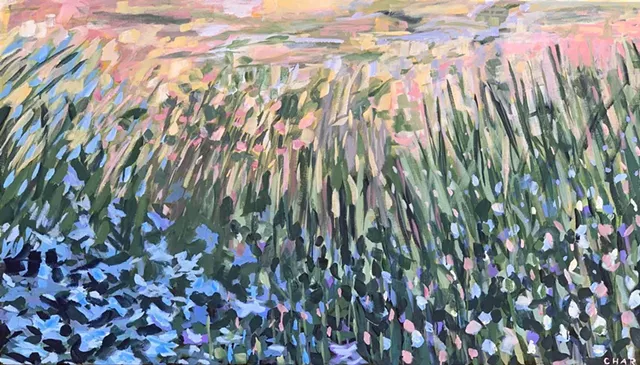 Painting by Charlotte Dworshak - COURTESY