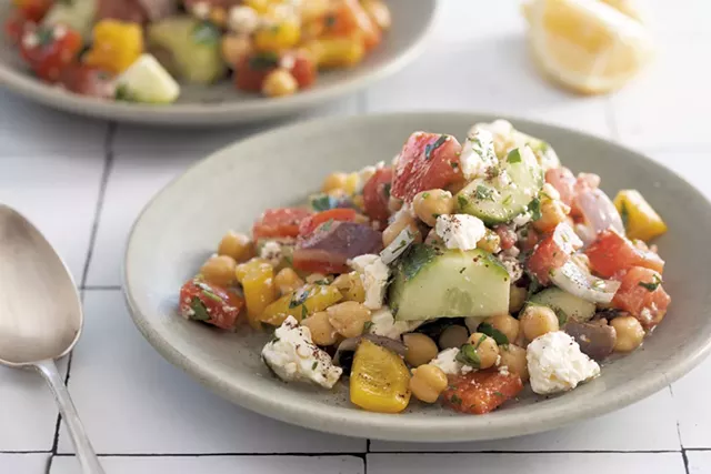 Chickpea salad - COURTESY OF FRANÇOIS DE MÉLOGUE