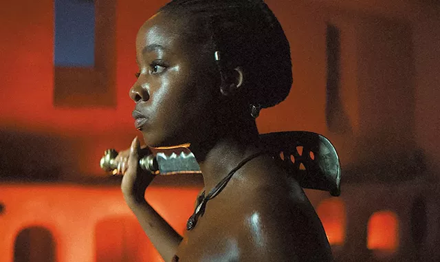 Thuso Mbedu in The Woman King - COURTESY OF SONY PICTURES