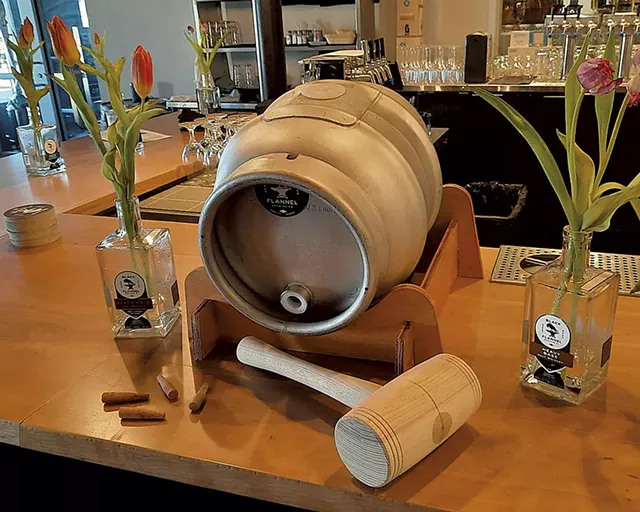 Cask of Black Flannel Brewing's Magic Disco - COURTESY