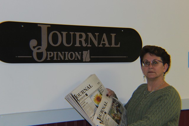 Michelle Sherburne, the new co-owner of the Journal Opinion newspaper - COURTESY OF ALEX NUTI-DE BIASI