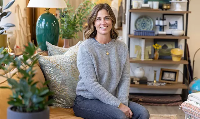 Abode VT owner Juliet Palmer at her showroom in Burlington - JAMES BUCK
