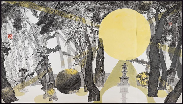 "Magnificent View of Samneung" by Park Dae Sung - COURTESY OF HOOD MUSEUM