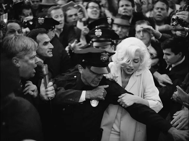 De Armas plays Marilyn Monroe as a walking wound in Dominik's controversial riff on her legend. - COURTESY