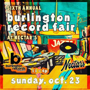 The Burlington Record Fair poster - COURTESY OF EVAN LECOMPTE