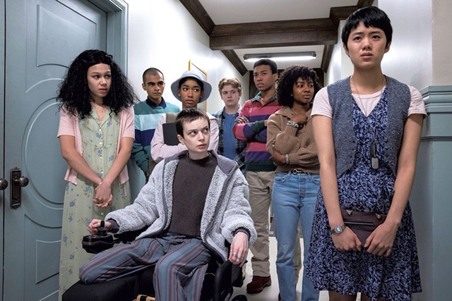 An impressive young cast energizes Flanagan's sometimes errant series about a hospice for teens.  - COURTESY OF NETFLIX