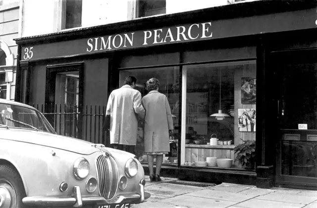One of Simon Pearce's original retail stores, on Kildare Street in Dublin - COURTESY OF SIMON PEARCE, JOHN SHERMAN & GLENN SUOKKO