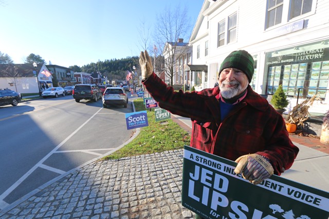 Independent Jed Lipsky won a Stowe seat that Democrats had hoped to pick up. - KEVIN MCCALLUM