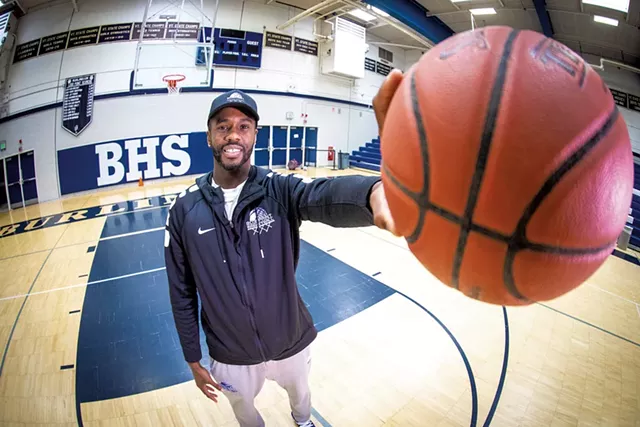 BJ Robertson at Burlington High School - CAT CUTILLO