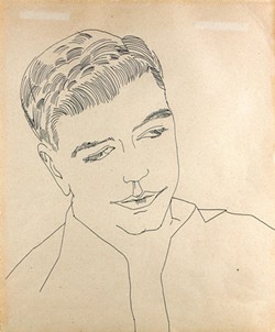 "Untitled (Portrait of a Young Man)" by Andy Warhol - COURTESY OF FLEMING MUSEUM OF ART