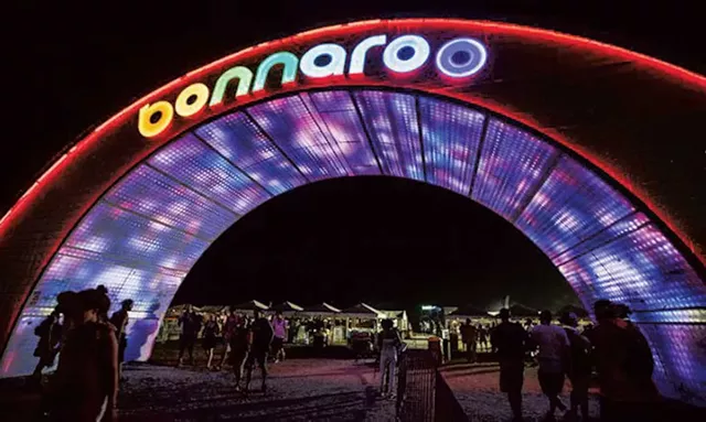 Arch at Bonnaroo - COURTESY OF RUSS BENNETT