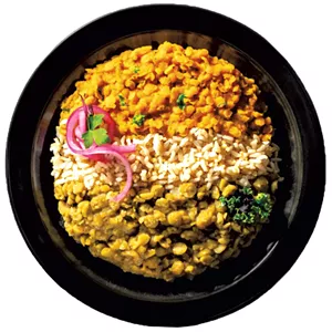 Ethiopian vegan lentil combo - COURTESY