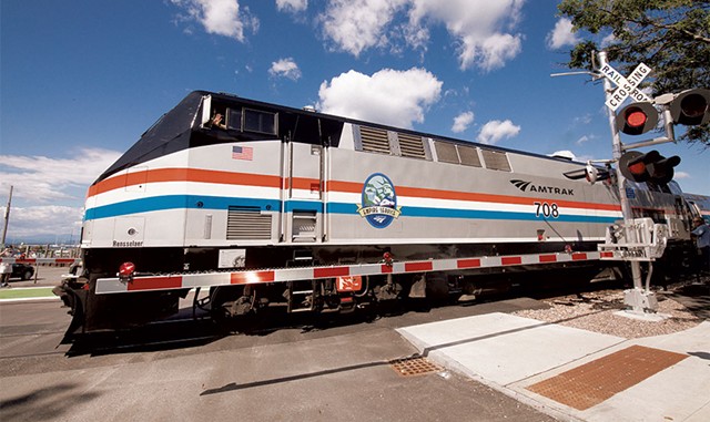 Inaugural Amtrak train leaving Burlington in July - FILE: LUKE AWTRY