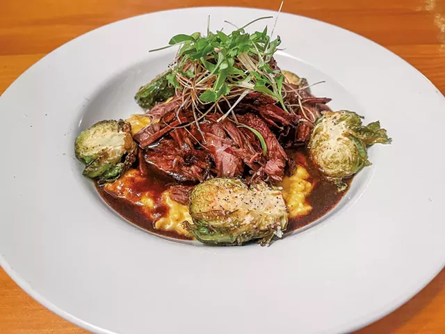 Pot roast at Black Lantern Inn - SUZANNE PODHAIZER
