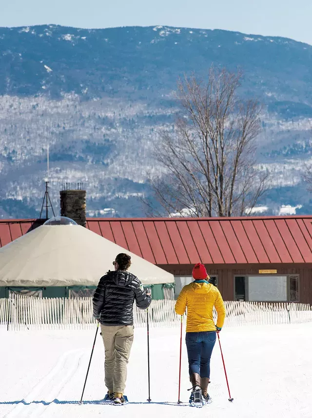 Snowshoeing at Trapp Family Lodge - COURTESY