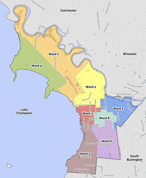 The new voting map - CITY OF BURLINGTON