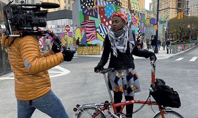 A scene from The Street Project being filmed in New York - COURTESY OF THE STREET PROJECT