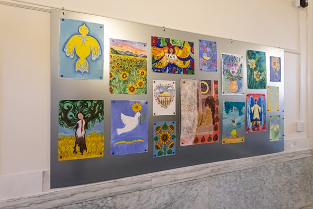 Artworks from “Resilience: The War Through Ukrainian Children’s Art” - LUKE AWTRY