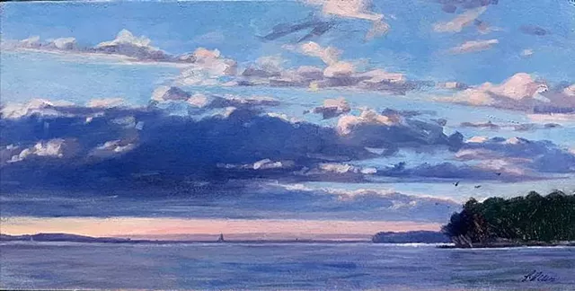 "Eventide" by Elizabeth Allen - COURTESY OF FURCHGOTT SOURDIFFE GALLERY