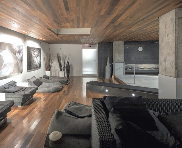 A relaxation area at Scandinave Spa Vieux-Montr&eacute;al - COURTESY OF DOMINIC FILION