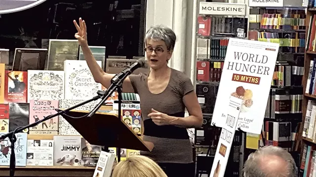 Harvard Book Store launch event - COURTESY OF FRANCES MOORE LAPPÉ