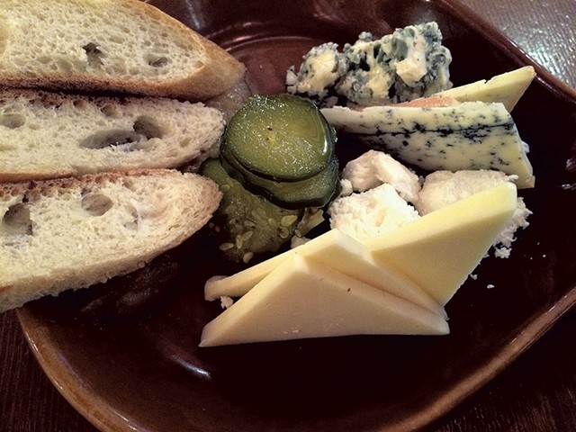 Cheese plate at Brasserie Harricana - SUZANNE PODHAIZER
