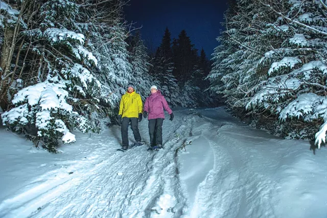 Snowshoeing at Smugglers' Notch Resort - PHOTOS COURTESY OF SMUGGLERS' NOTCH RESORT