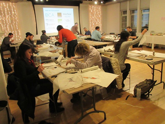 The Emerging Professionals Network design charrette at the BCA Center - AMY LILLY