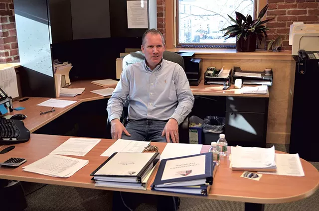 Chris Barrett, acting codirector of the Burlington Housing Authority - MATTHEW ROY