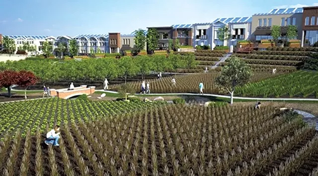 A rendering of the NewVista development