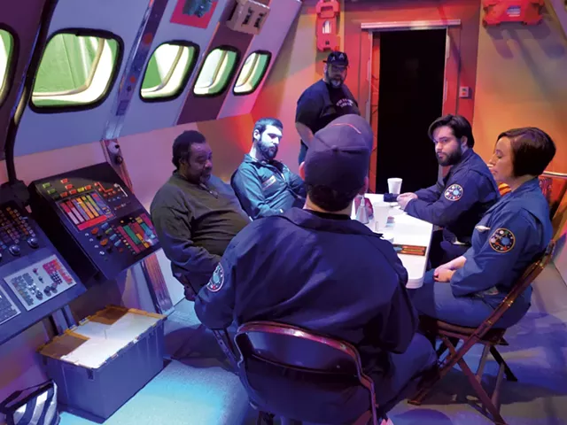 Rehearsal for the pilot episode of "The Outer Rim" - KEN PICARD