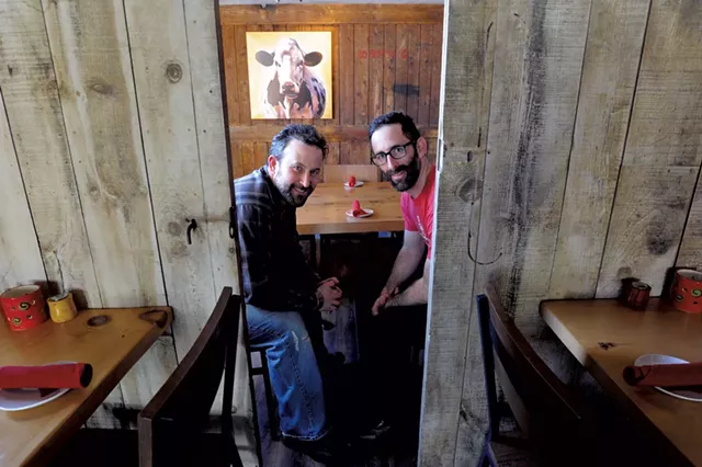 Co-owners Ari and Noah Fishman at ZenBarn - JEB WALLACE-BRODEUR