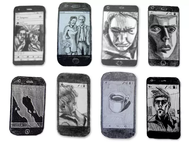 Images from the "Selfie Series"
