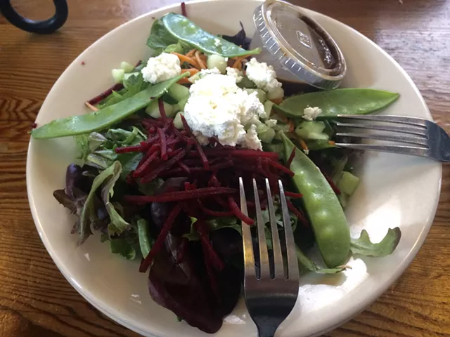 Salad at Folino's - SUZANNE PODHAIZER