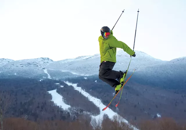 Skiing at Stowe Mountain Resort - JEB WALLACE-BRODEUR