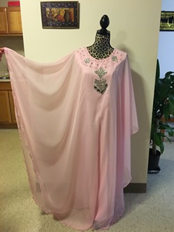 A traditional Iraqi dress by Sahar Alsammraee. - SADIE WILLIAMS