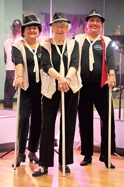 Left to right: Nan Spence, Elsa Wheel and Donna Zeo - MATTHEW THORSEN