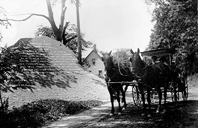 Bristol Rock circa 1915 - PHOTOS COURTESY OF BRISTOL HISTORICAL SOCIETY