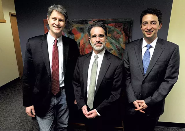 Left to right: Christopher Curtis, Josh Diamond and David Scherr - JEB WALLACE-BRODEUR
