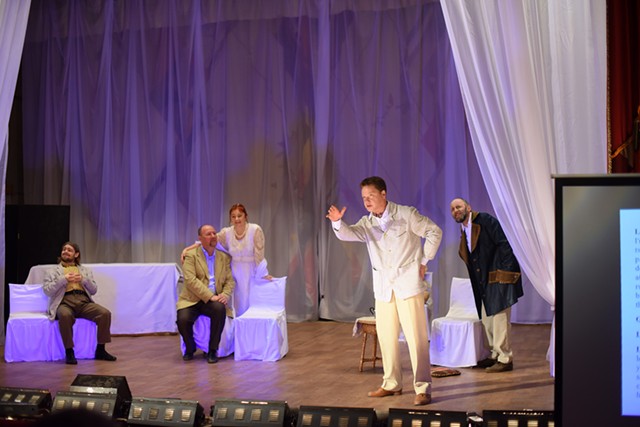 Atmosphere Theater Troupe performing The Cherry Orchard in Yaroslavl - COURTESY OF DAVID SEAVER