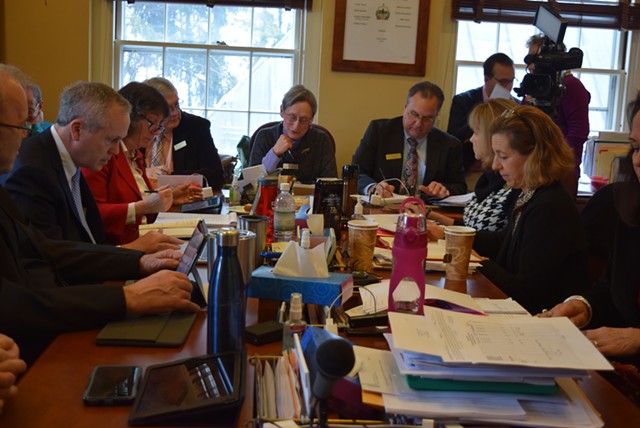 The House Government Operations Committee at a meeting earlier this year - FILE: TERRI HALLENBECK