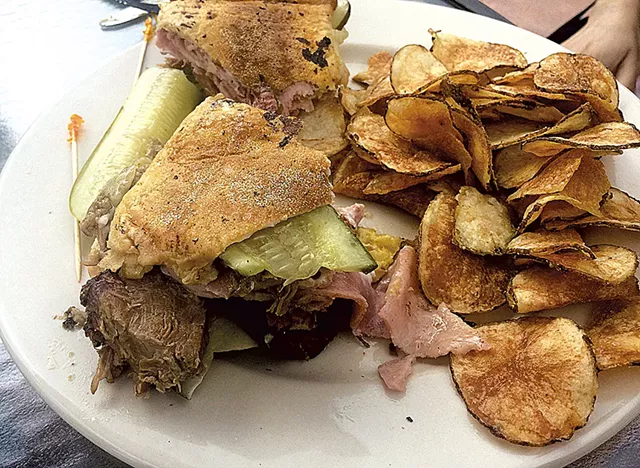 Cuban sandwich at One Federal Restaurant & Lounge - MATTHEW THORSEN