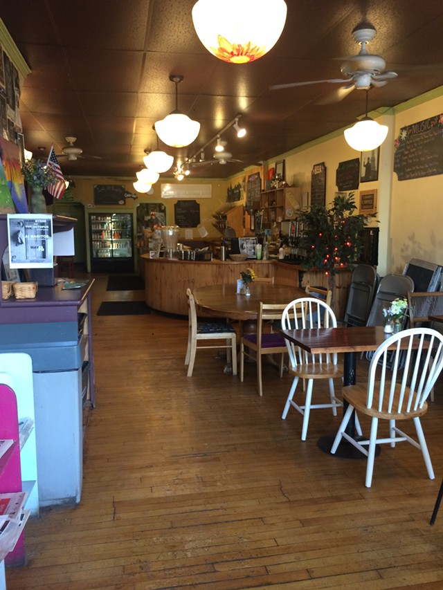 A quiet moment at Bagitos in Montpelier - SUZANNE PODHAIZER