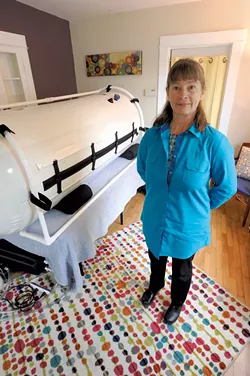Dr. Grace Johnstone at her clinic in Montpelier - JEB WALLACE-BRODEUR