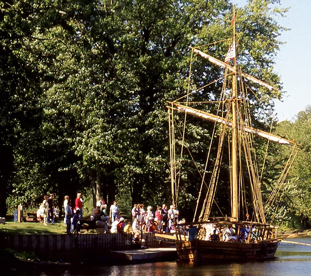 Philadelphia II, a replica of a 1776 gunboat - PHOTOS COURTESY OF LAKE CHAMPLAIN MARITIME MUSEUM