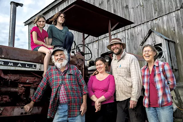 Front row (left to right): Jack Lazor, Christine Lazor, Collin Mahoney and Anne Lazor; back row: Ursala and Virginia Anne Mahoney