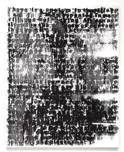 "Figure#3" by Glenn Ligon - COURTESY OF HALL ART FOUNDATION