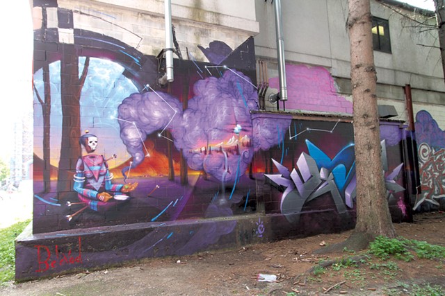 Mural by Monk.E - COURTESY OF ANTHILL COLLECTIVE